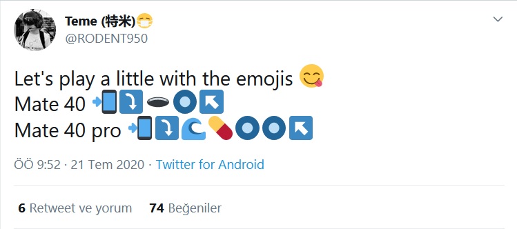 rodent, huawei mate 40 ve mate 40 pro tweet