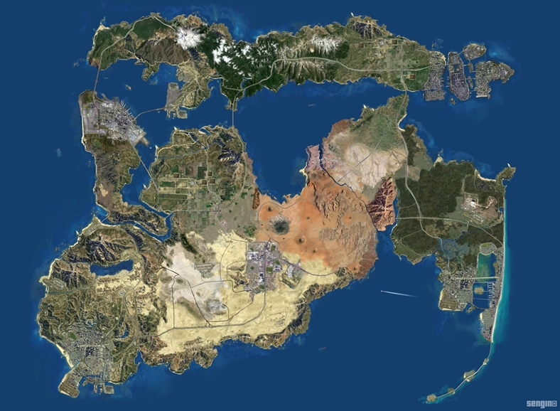 GTA 6 İçin Oluşturulan Hayran Yapımı Konsept Harita  Webtekno