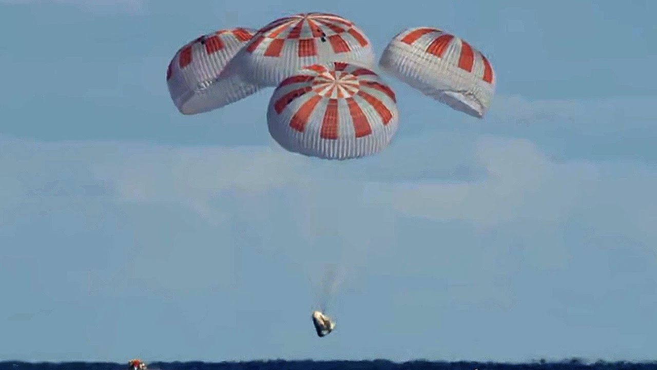 SpaceX’in Uzaya Gönderdiği NASA Astronotları Yeryüzüne İniş Yapıyor [Canlı Yayın]