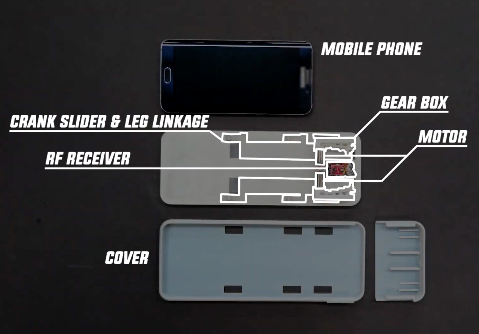 Telefonları Sürüne Sürüne Şarj Etmeye Götürüp Getiren İlginç Telefon Kılıfı (Video)