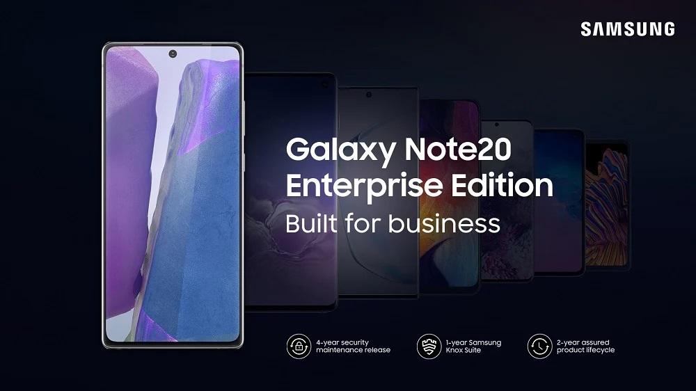 Samsung, Galaxy Note 20 ve Tab S7’nin İş Odaklı Enterprise Edition Sürümlerini Duyurdu