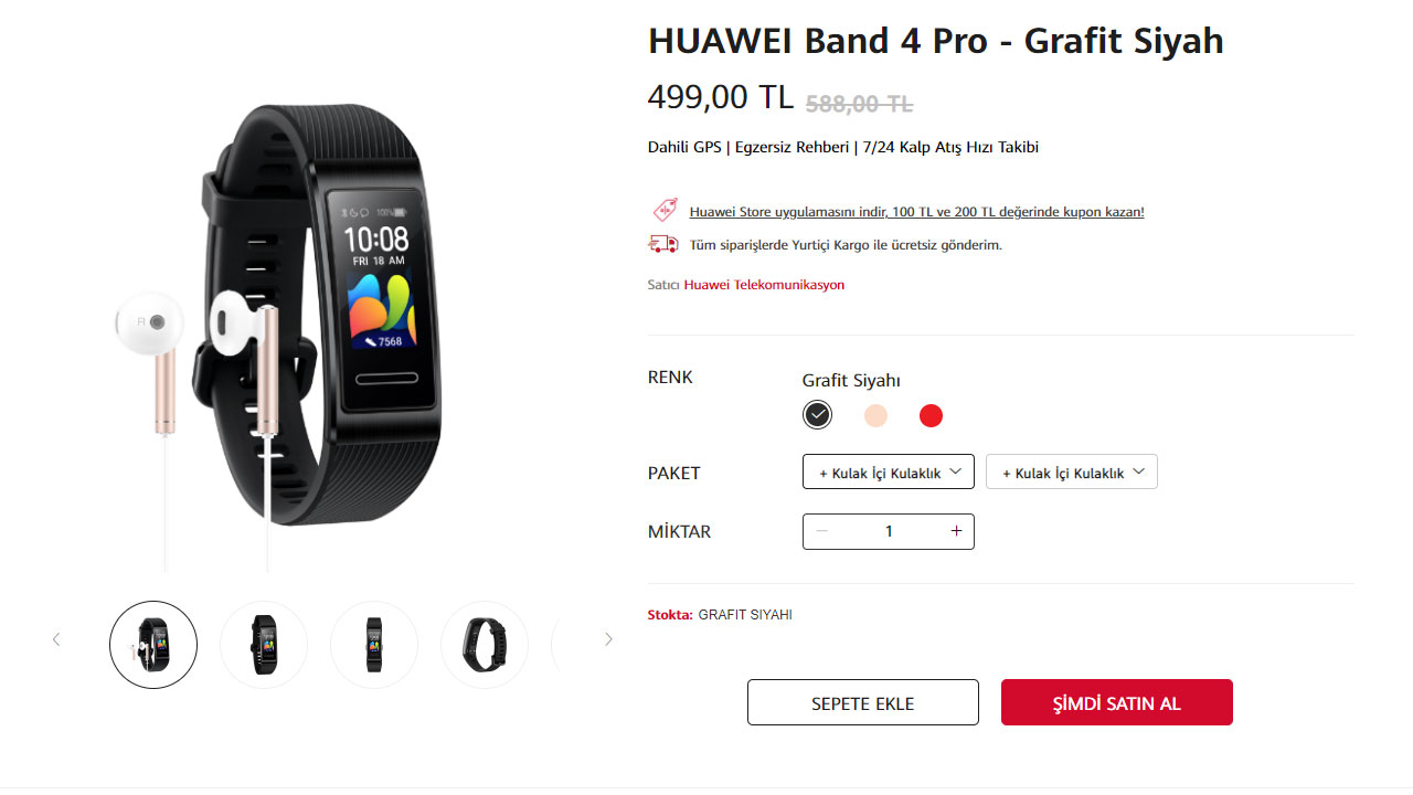 HUAWEI Band 4 Pro