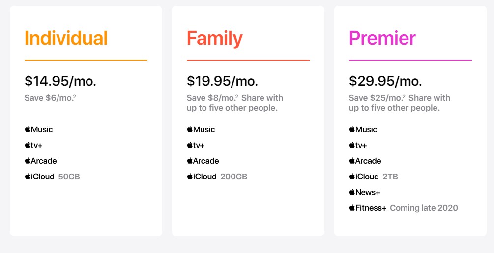 Apple’ın Hepsi Bir Arada Abonelik Servisi Apple One Kullanıma Sunuldu