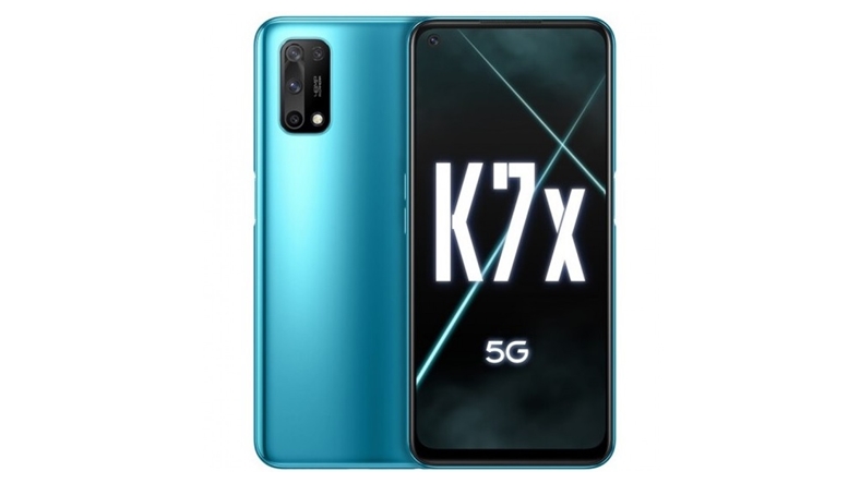 oppo k7x mavi