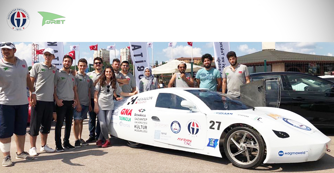 Gaziantep Üniversitesi Öğrencilerinin 2 Yılda Geliştirdiği Elektrikli Otomobil Yandı