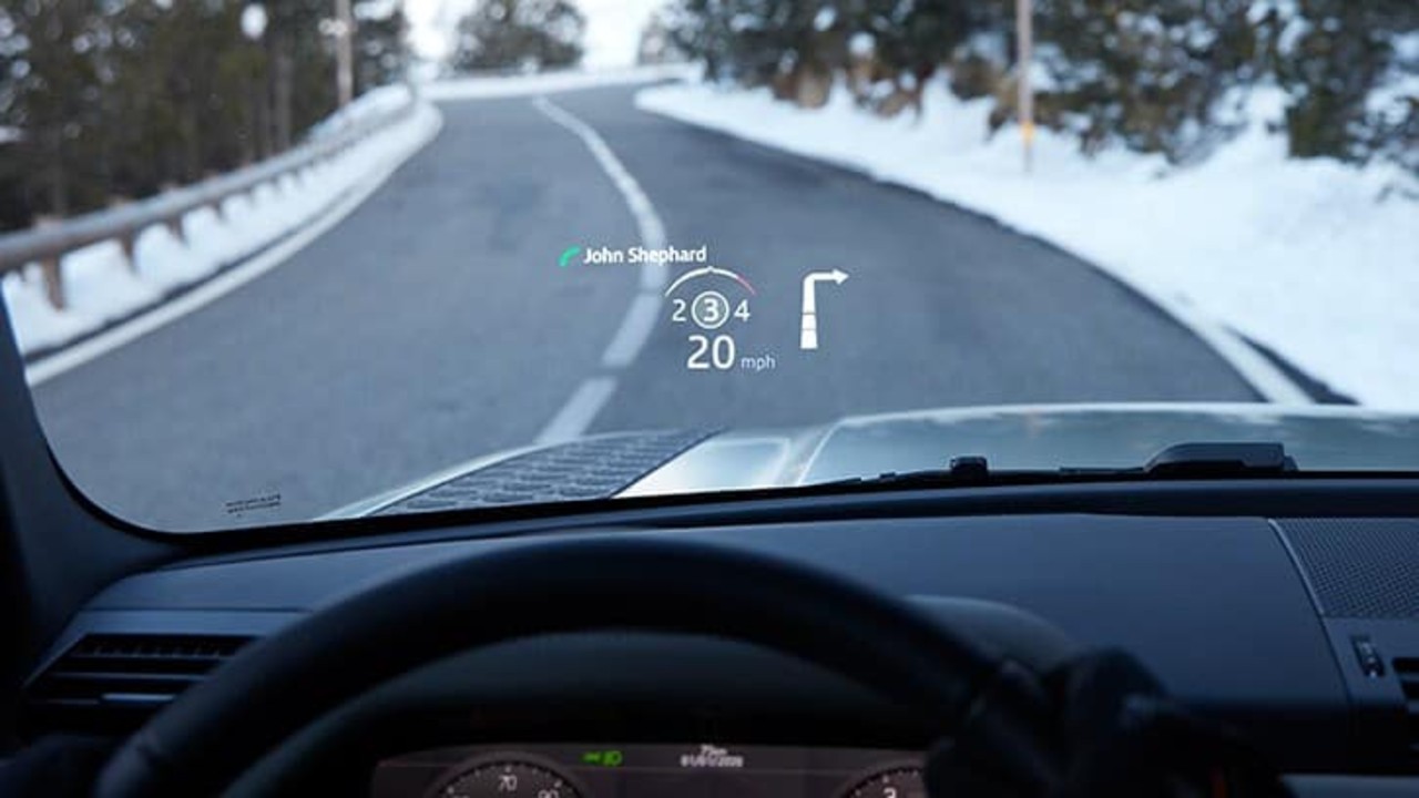 land rover defender head up display