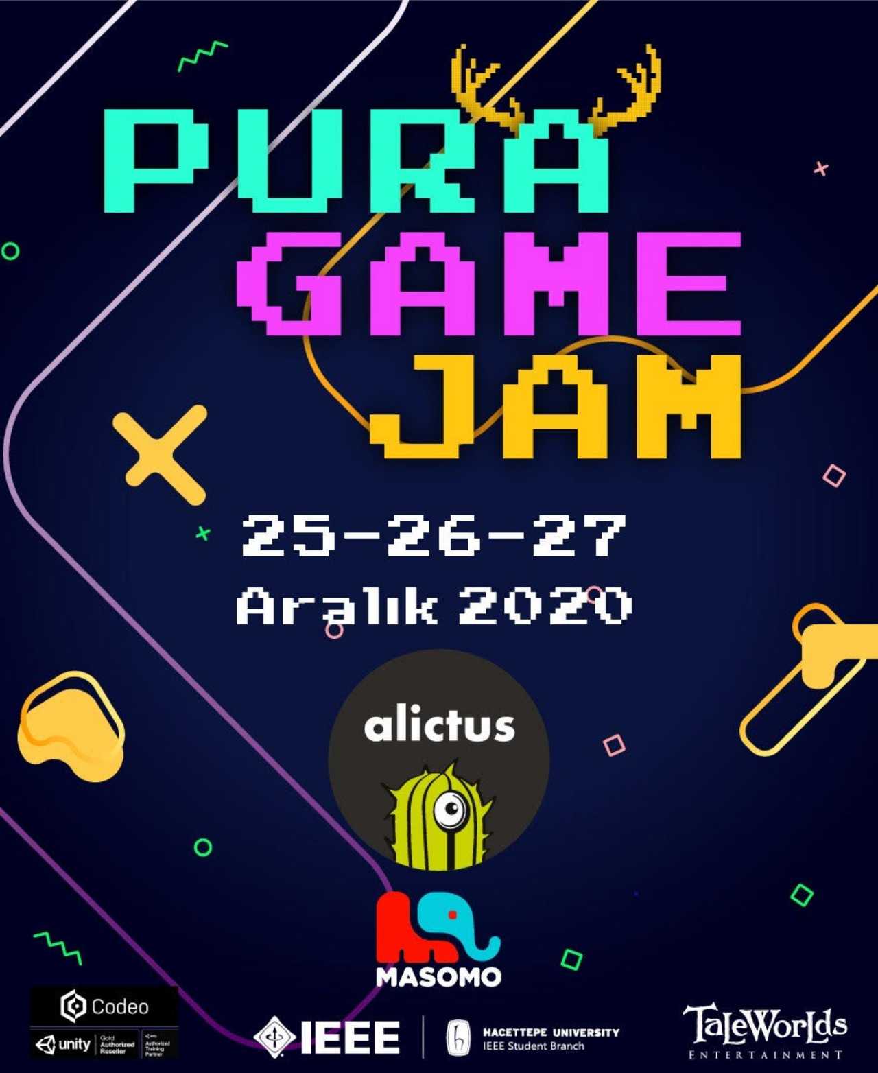 PURA Game Jam, 25-27 Aralık’ta Online Gerçekleştirilecek