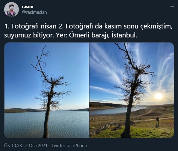 İstanbul’daki Su Sorununu Tüm Çıplaklığı ile Gösteren Fotoğraf