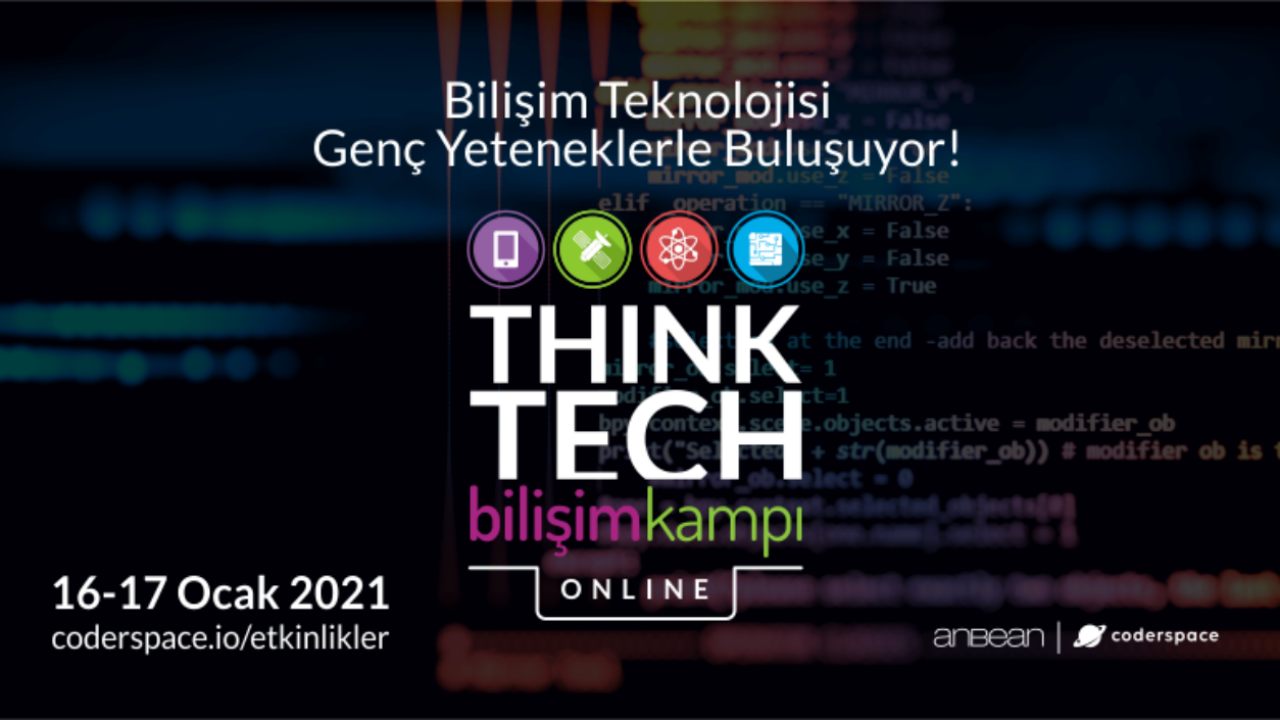 Think Tech Bilişim Kampı, 16-17 Ocak’ta Çevrimiçi Gerçekleştirilecek