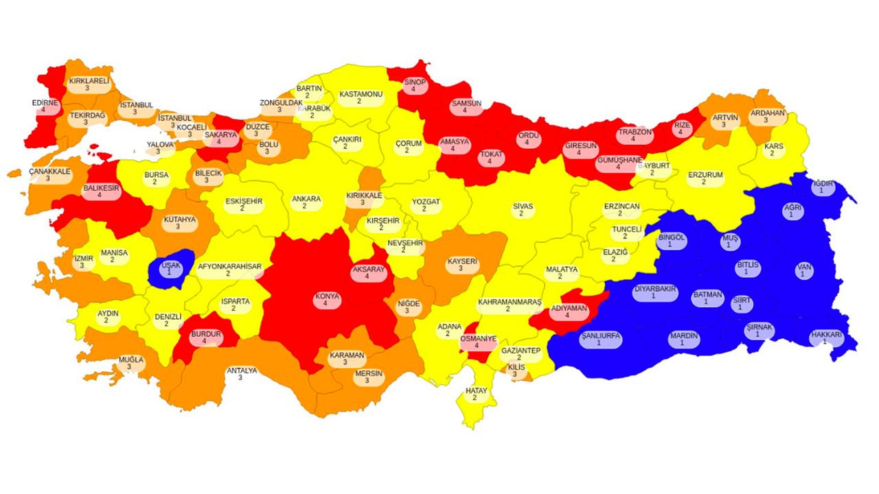 risk haritası