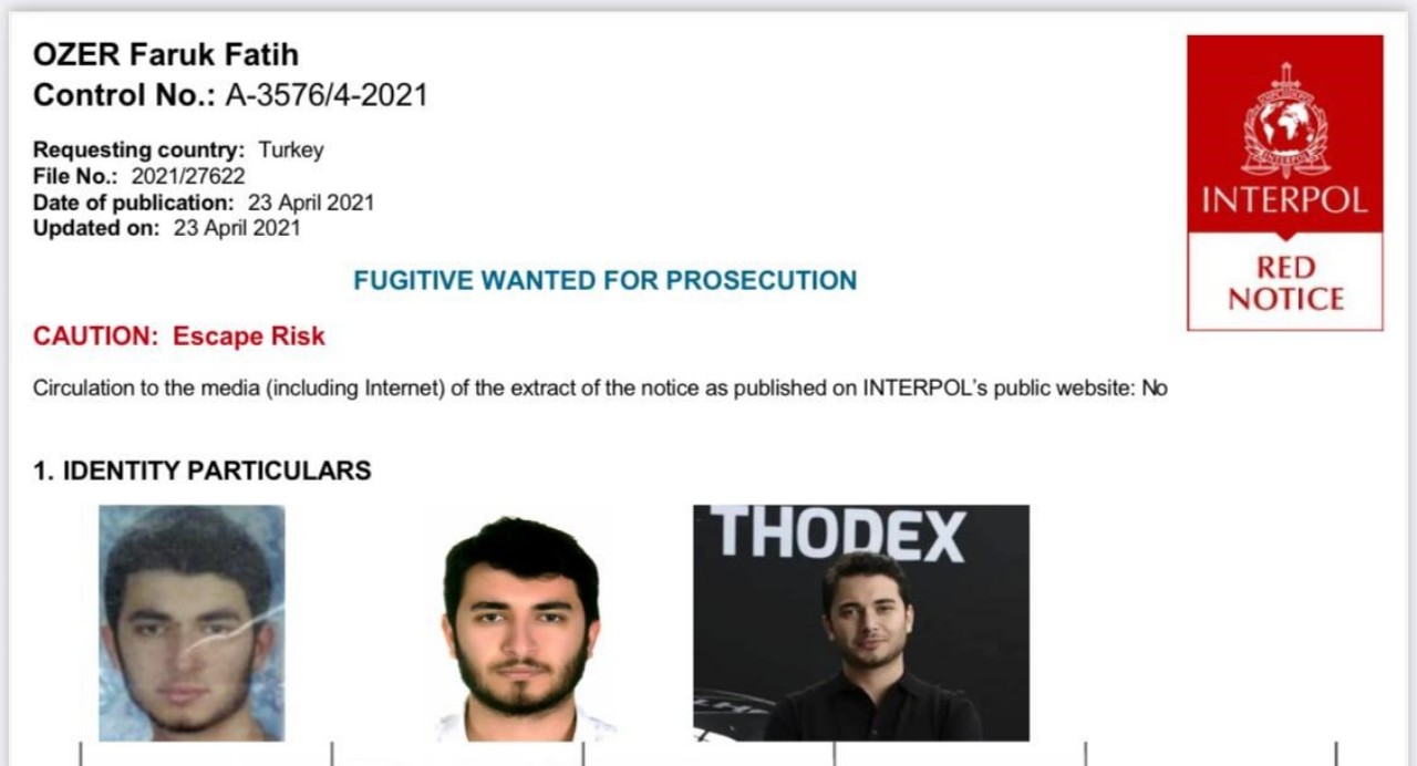 Thodex CEO’su Faruk Fatih Özer İçin Interpol’den Kırmızı Bülten Çıkarıldı