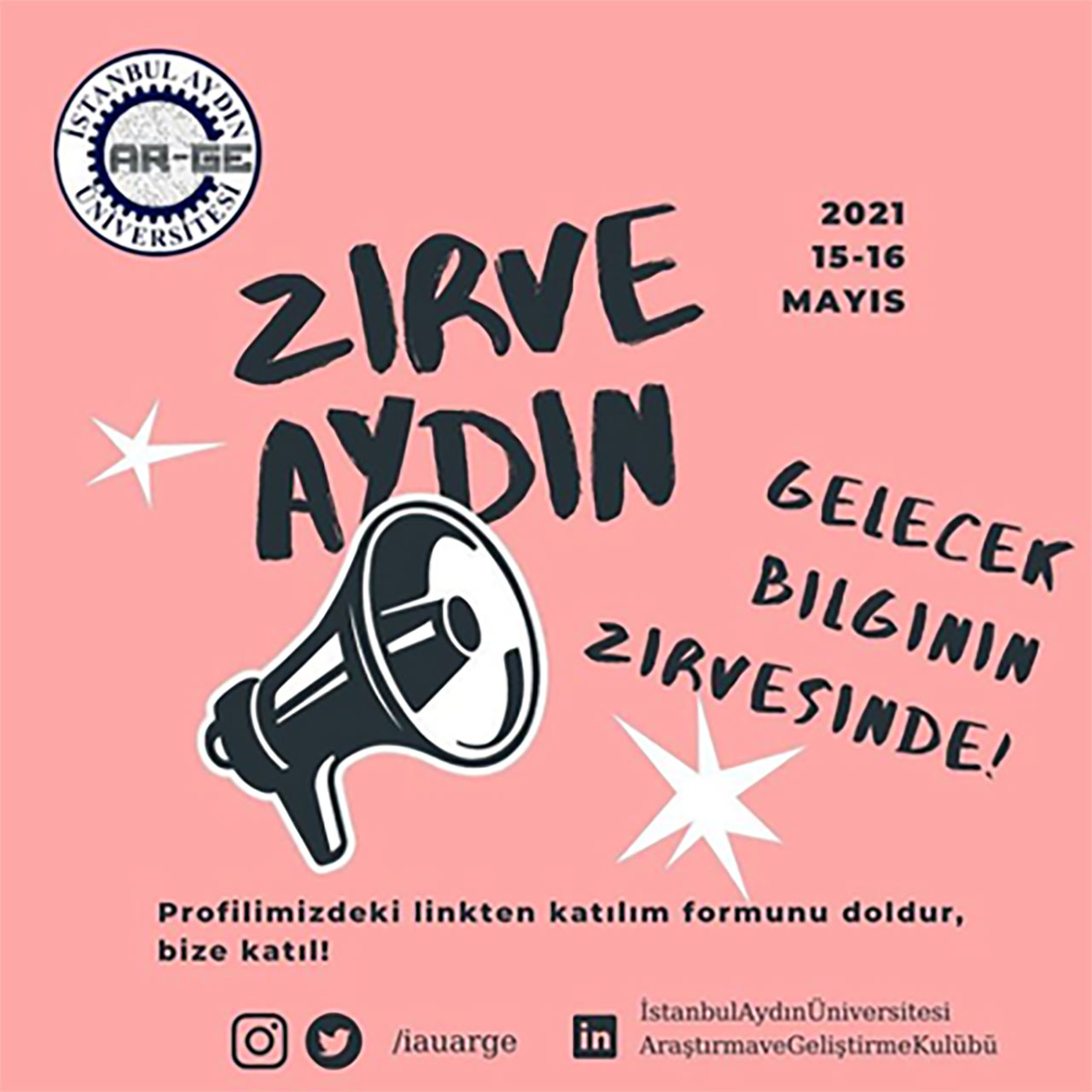 Alanında Profesyonel İsimlerin Katılacağı Zirve Aydın’21, 15 - 16 Mayıs’ta Düzenlenecek