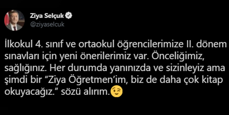 İlkokul ve Ortaokullarda İkinci Dönem Sınavlarında Düzenleme Yapıldığı Duyuruldu