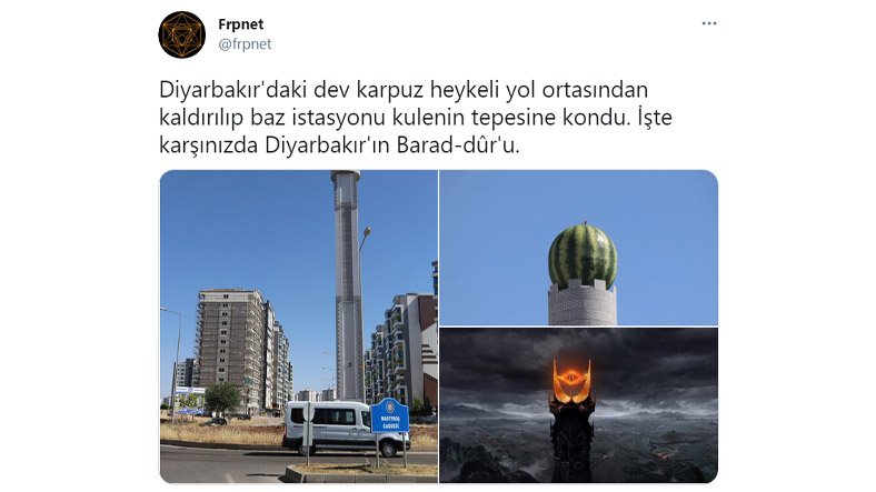 Karpuz heykeli