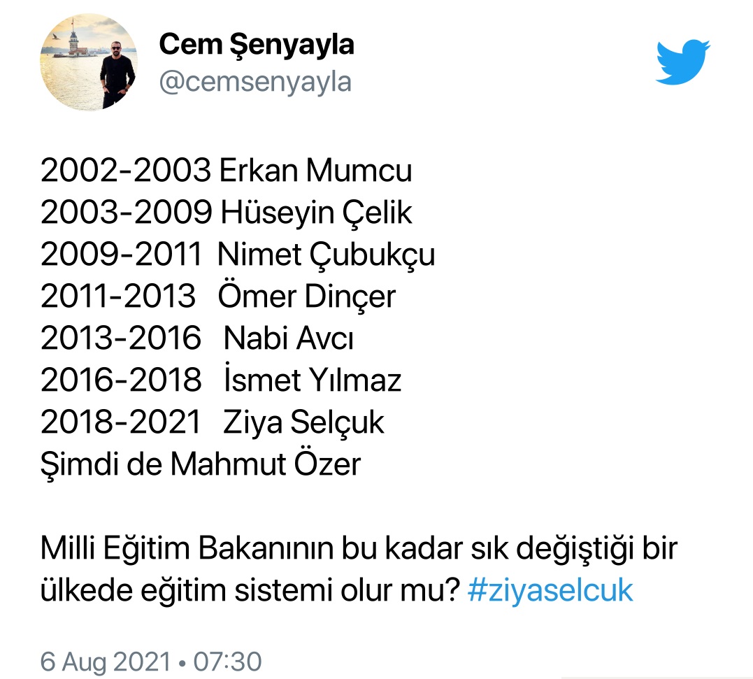 Ziya Selçuk’un İstifası ile İlgili Sosyal Medyadan Gelen Tepkiler