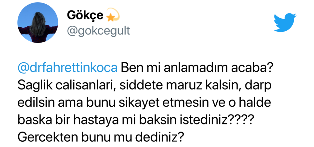 sağlık bakanı yanlış anlaşılma