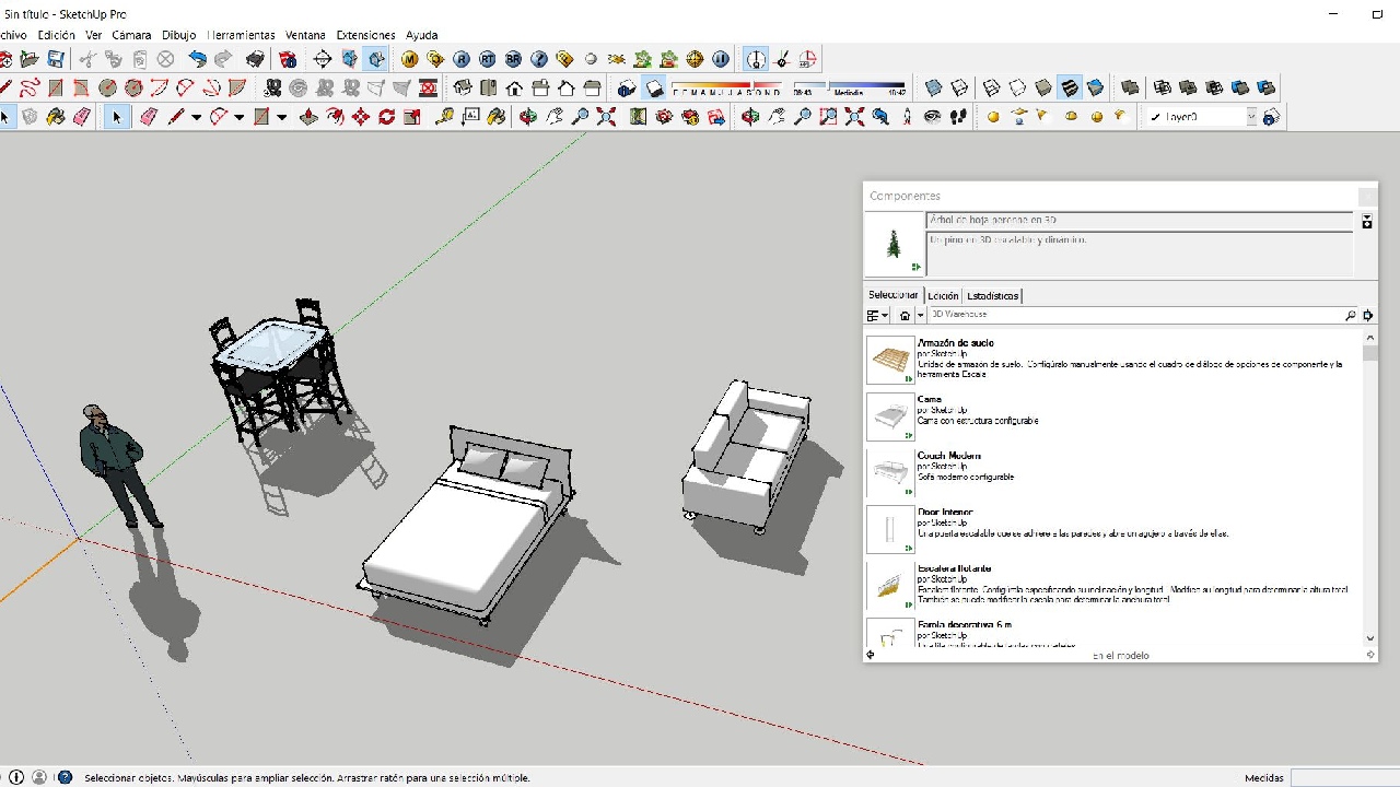 A model designed with SketchUp