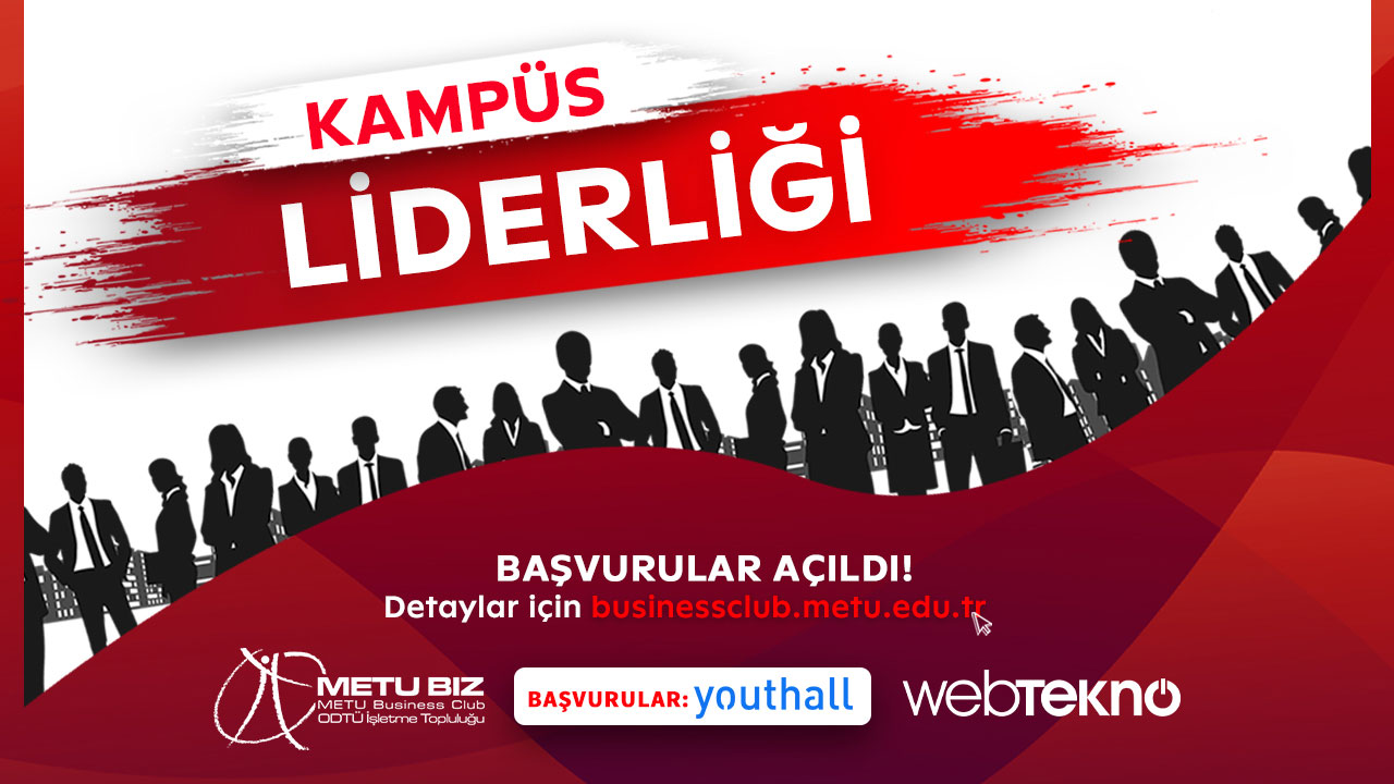 ODTÜ İşletme Topluluğu Kampüs Liderliği Başvuruları Başladı