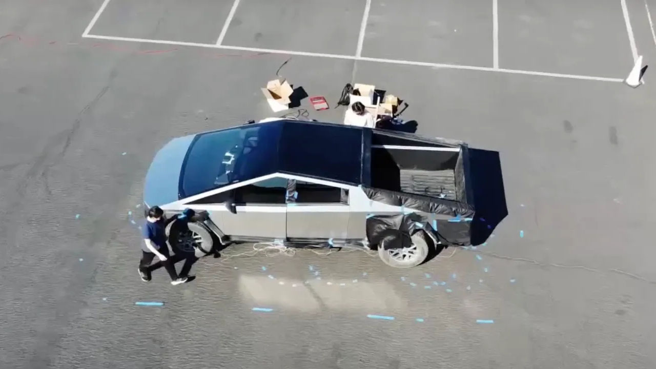 Tesla Fabrikasına Sızan(!) Bir Drone, Cybertruck’ı Görüntülemeyi Başardı [Video]