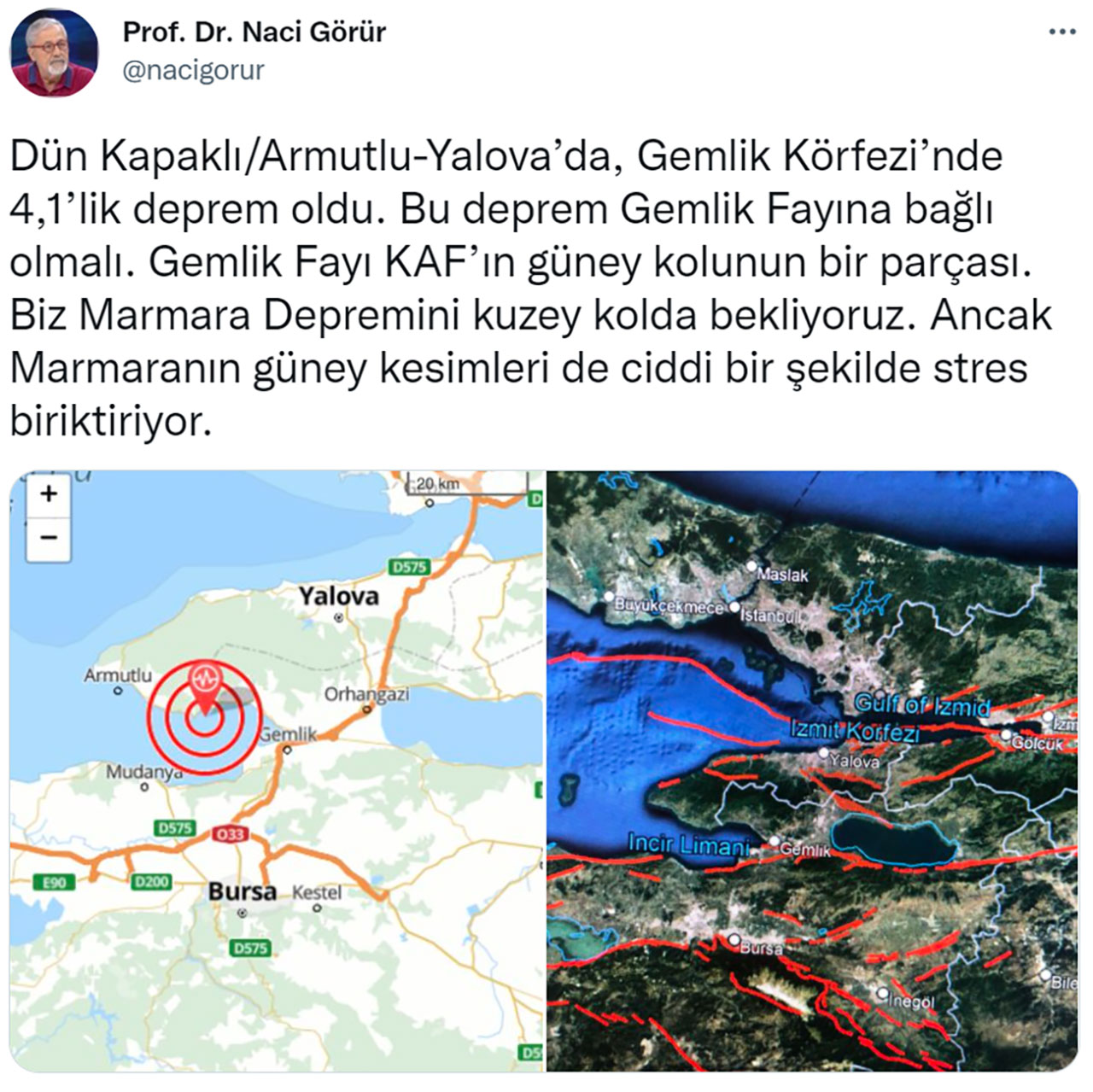 Olası Marmara Depreminin Hiç Beklemediğimiz Yerden Vurabileceğini Gösteren Açıklama: Bir Tehdit Daha Var!