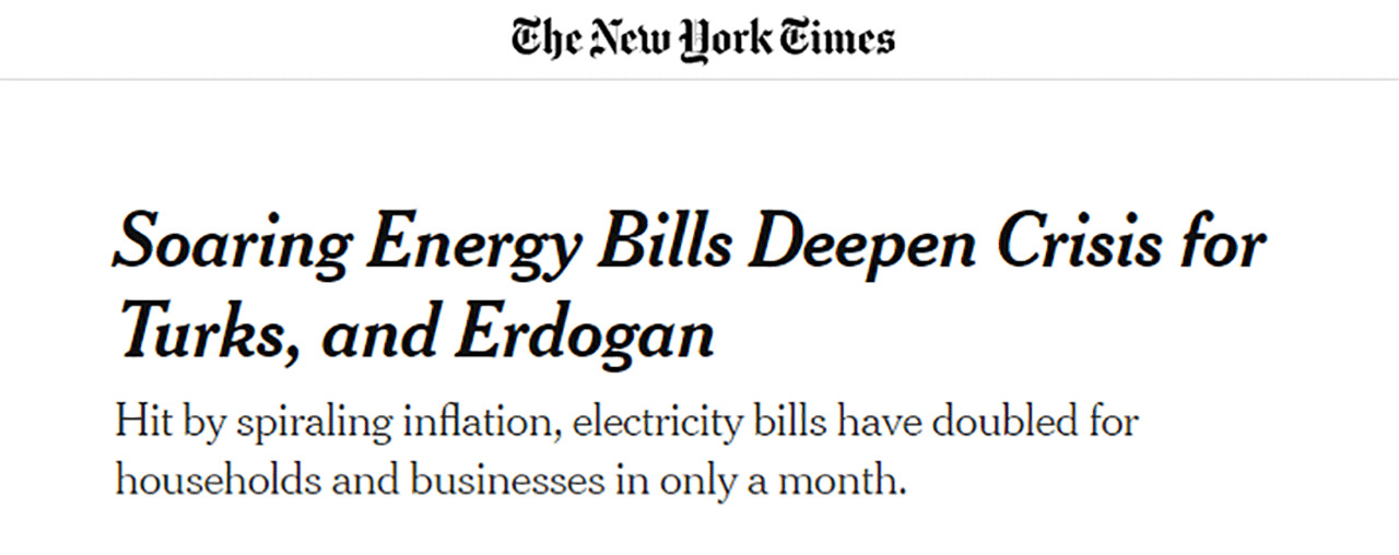 Türkiye’deki Elektrik Faturaları Dünya Basınında Nasıl Aktarılıyor?