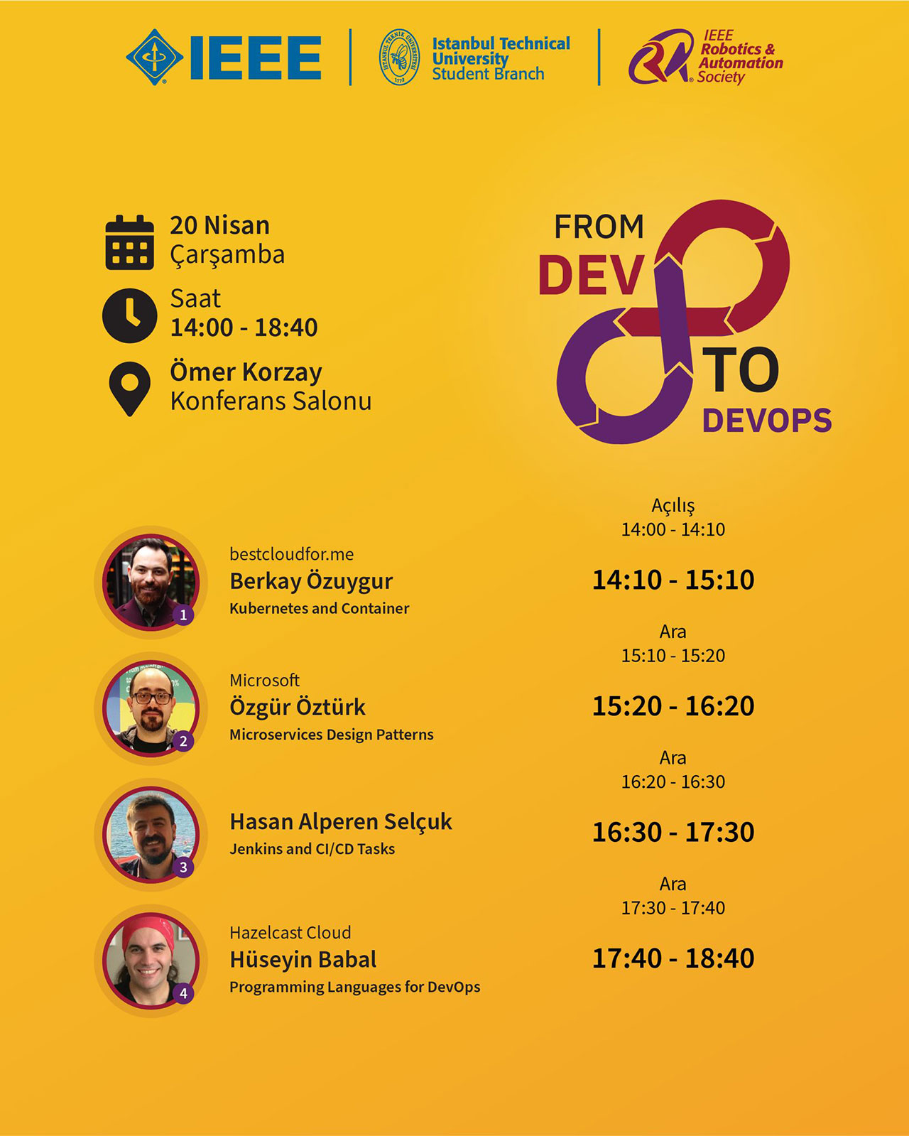 İTÜ IEEE’nin Düzenlediği ‘From Dev to DevOps’ Etkinliği 20 Nisan’da Gerçekleşecek