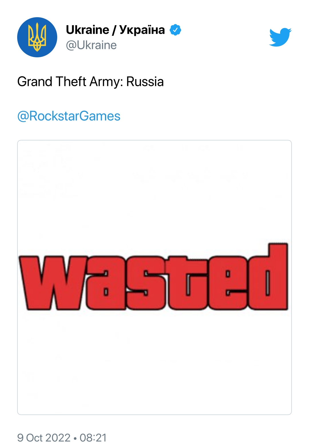 Ukrayna Twitter’da Rusya’yı Trollemeye Devam Ediyor: Şimdi de Rus Ordusuna GTA Benzetmesi Yapıldı