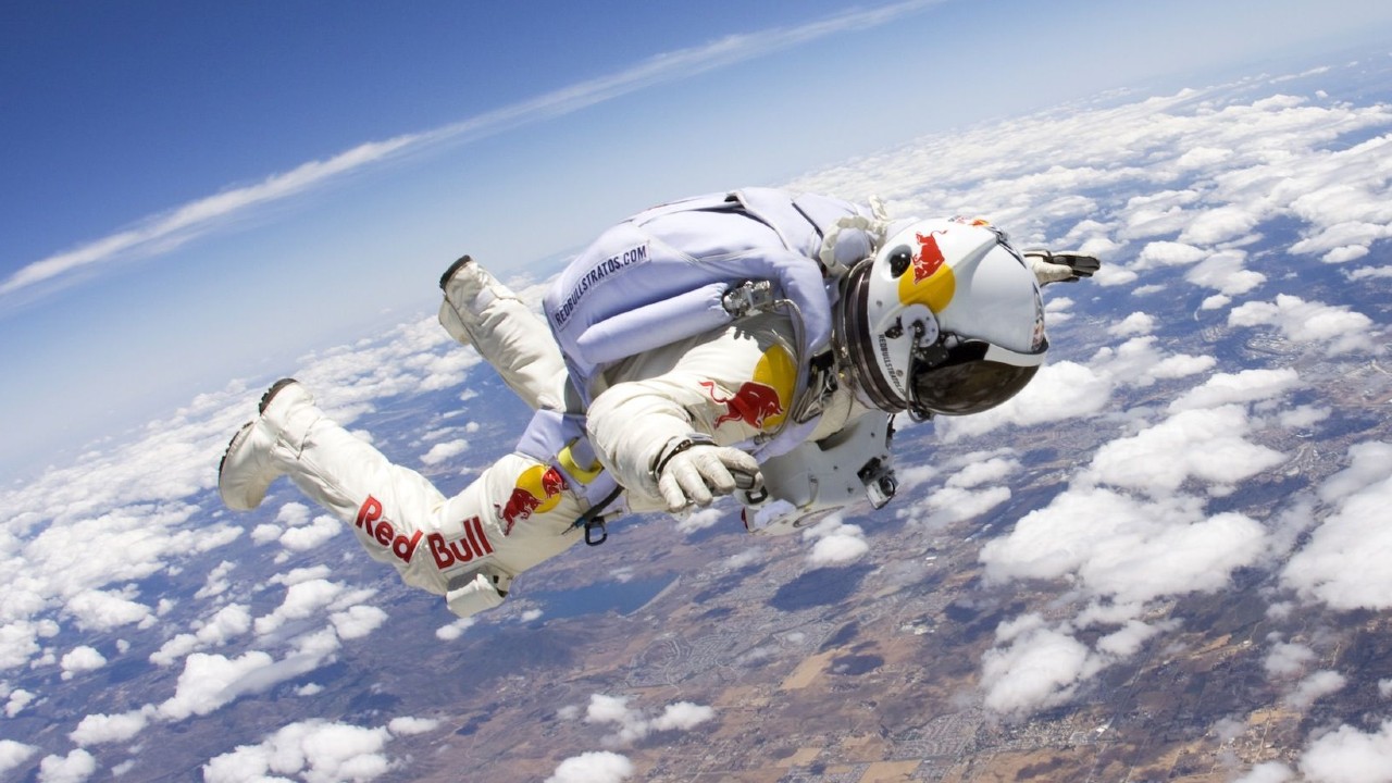 Felix Baumgartner Red Bull saut dans la stratosphère