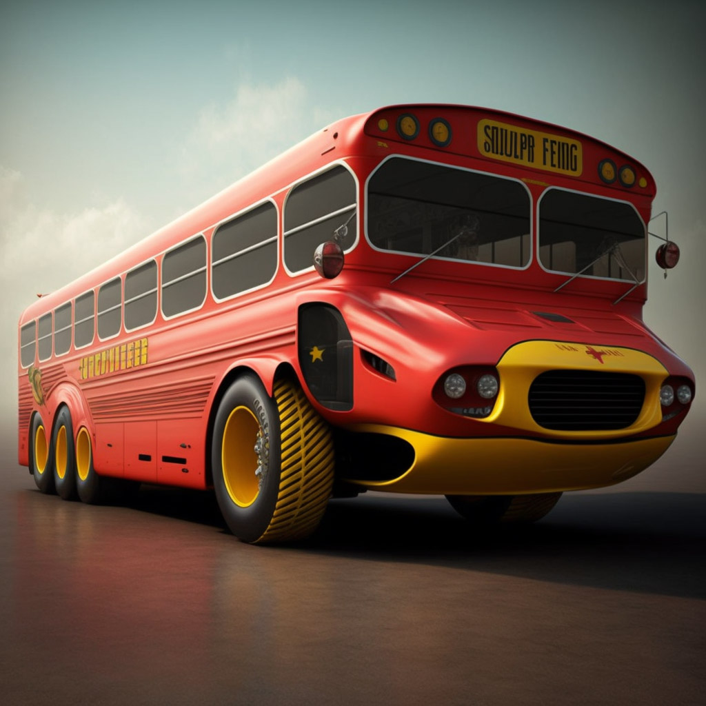 À quoi ressemblerait Ferrari si elle produisait des bus scolaires aux États-Unis ?