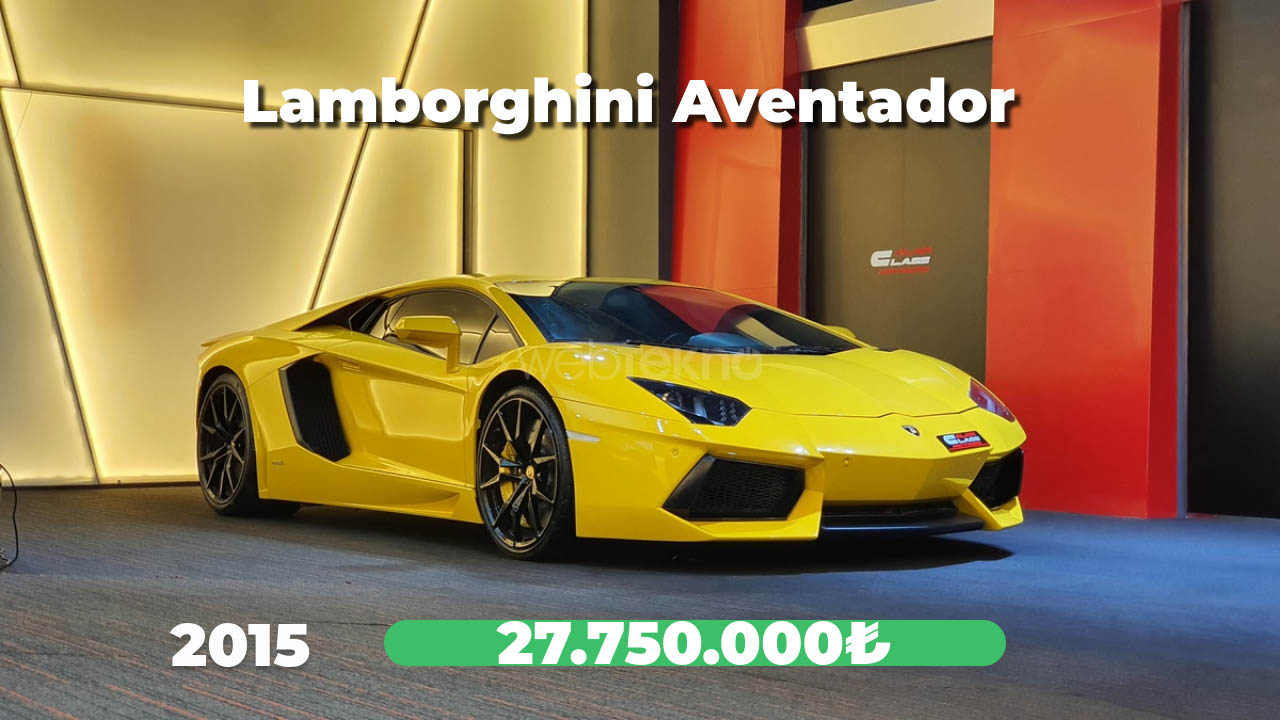 Lamborghini Aventador Giallo Evros