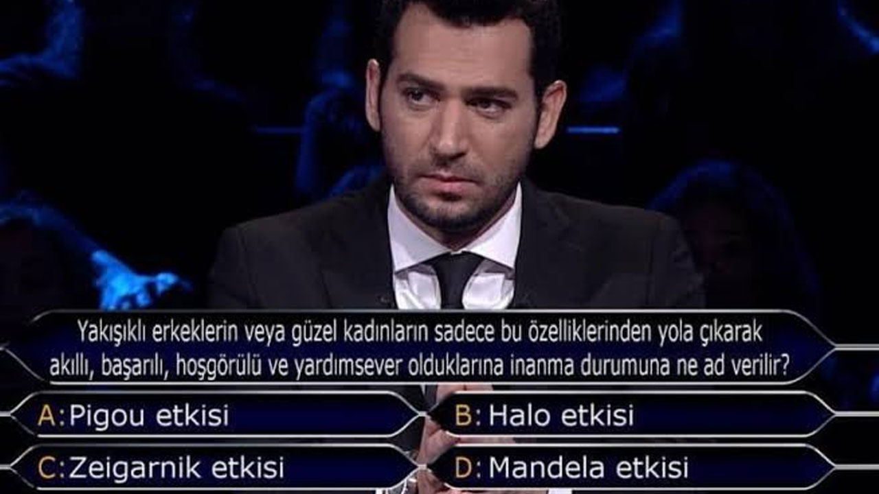 halo effect who wants to be a millionaire