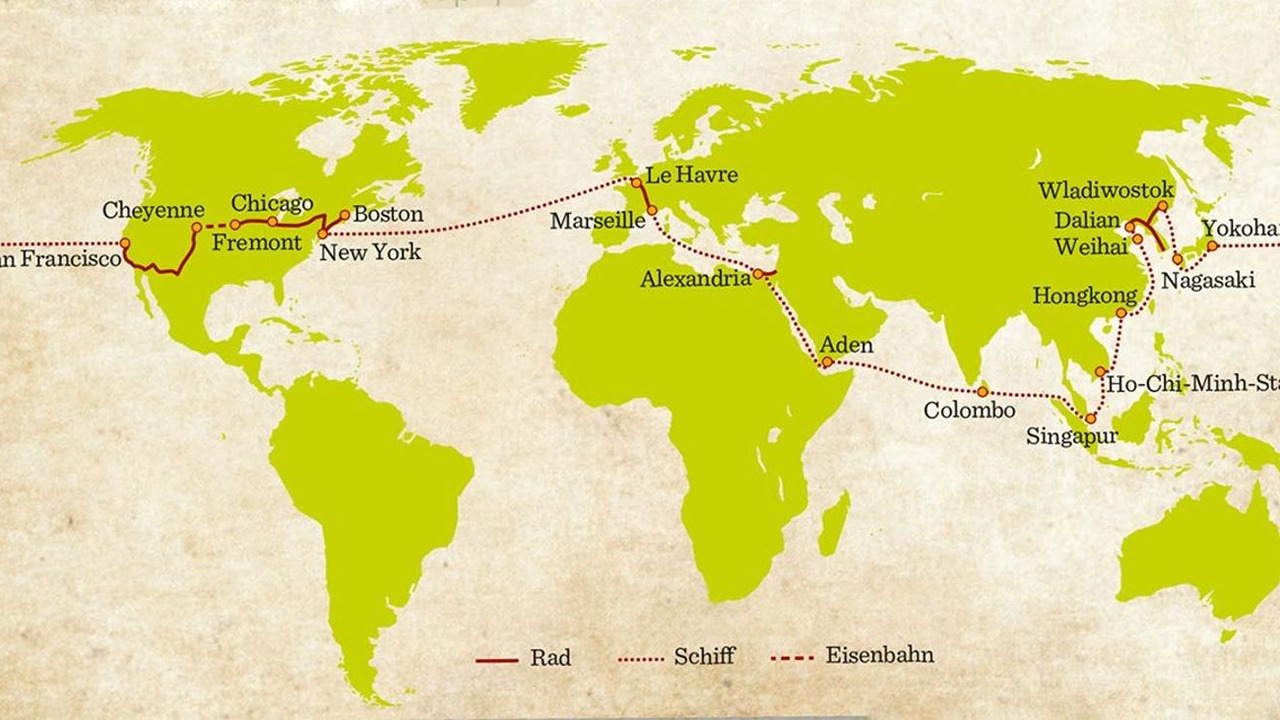 annie's route map
