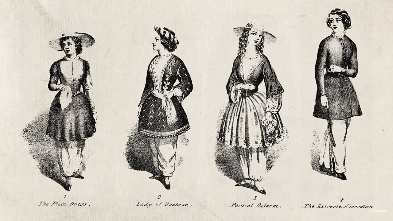 transformation of women's clothing