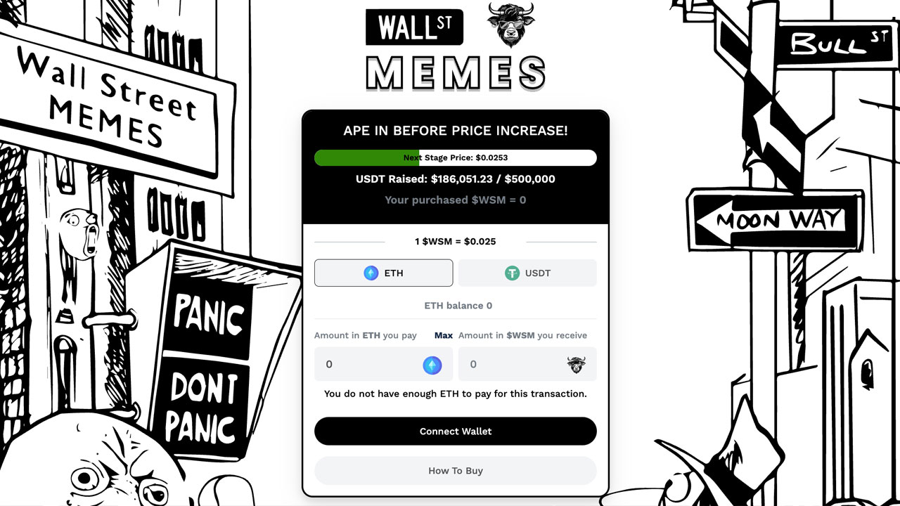 how to get wall street memes token