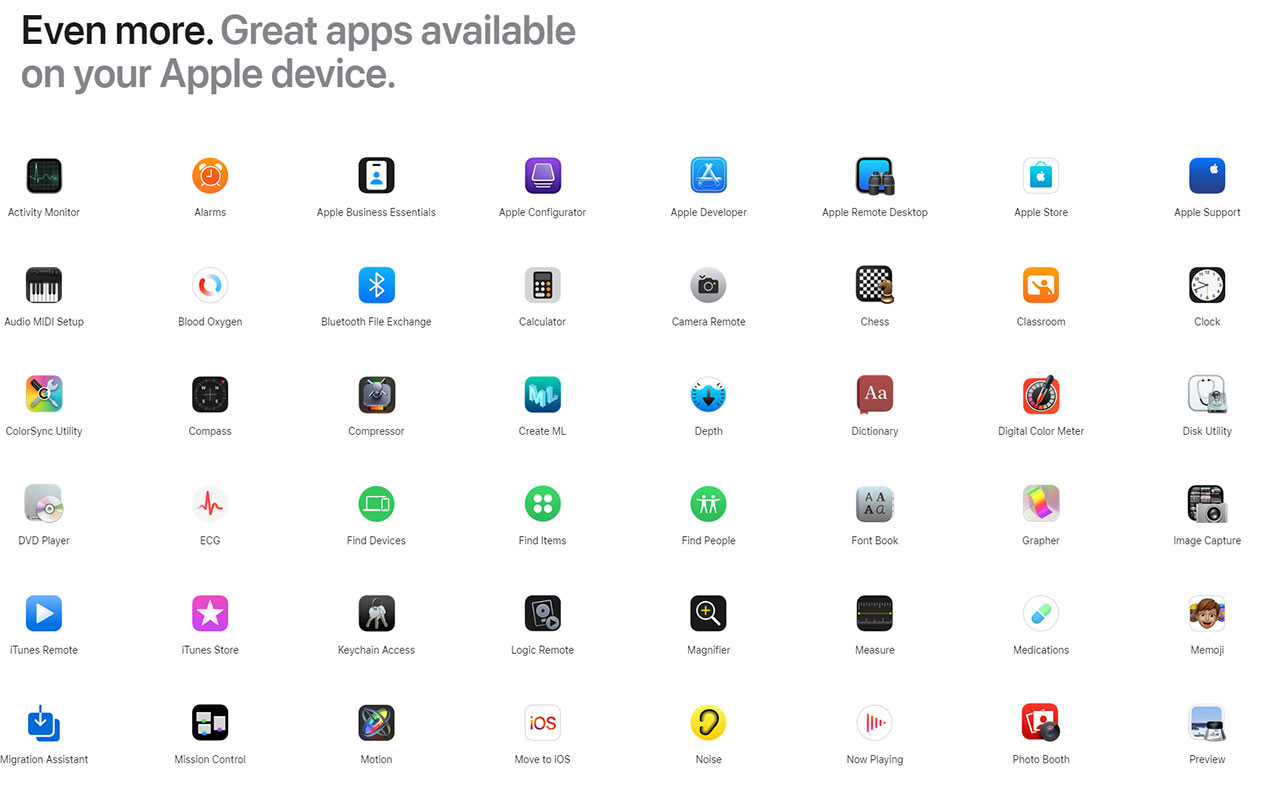 Apps by Apple