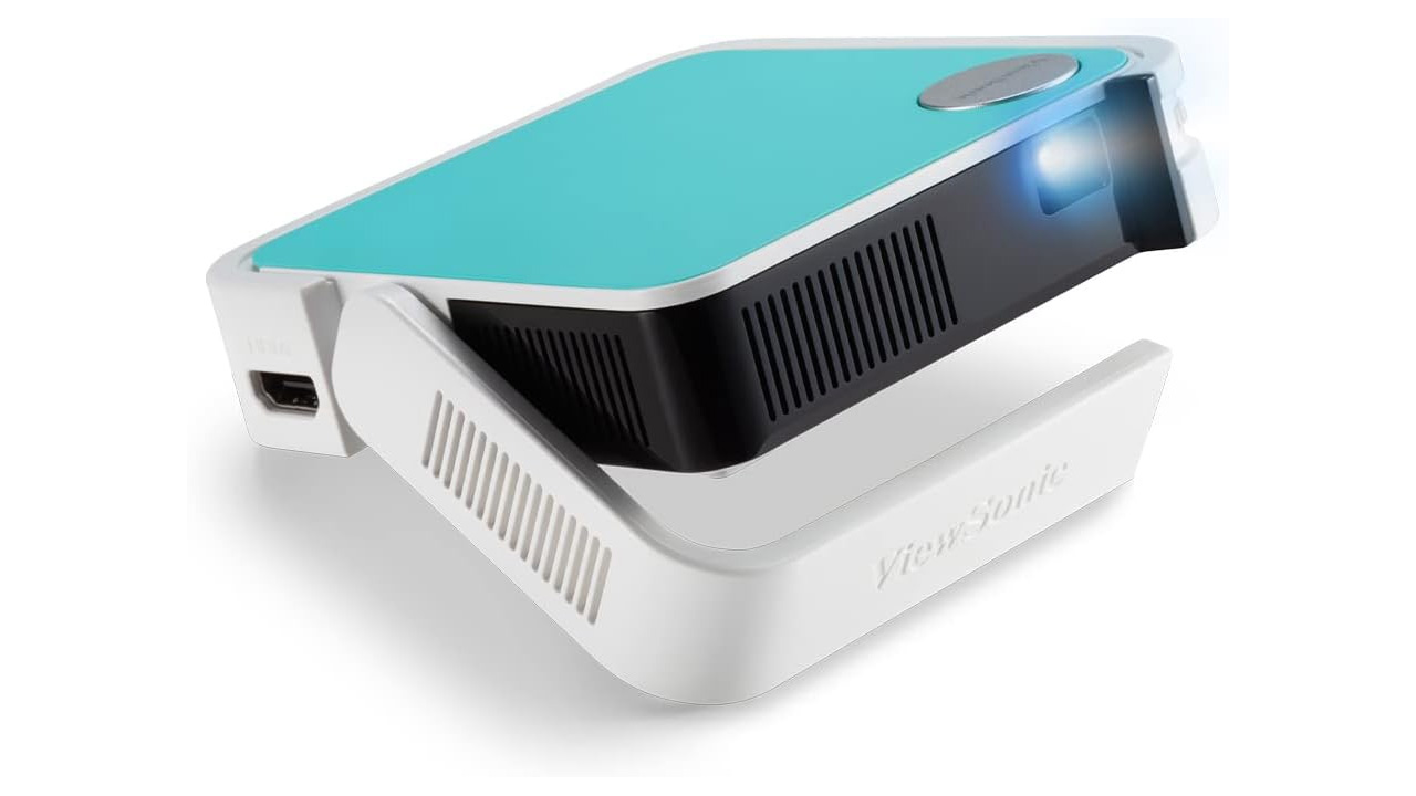 ViewSonic M1 Mini Battery Powered LED Projector with JBL Speaker