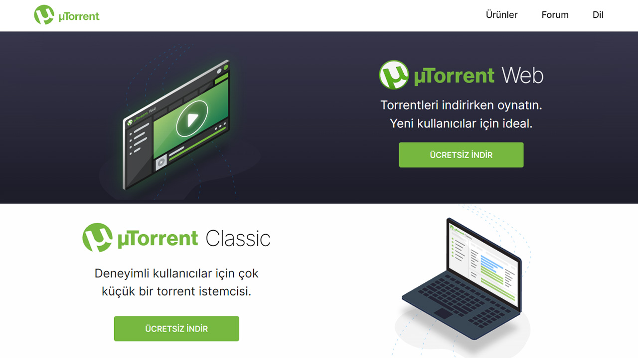 sites Web utorrent