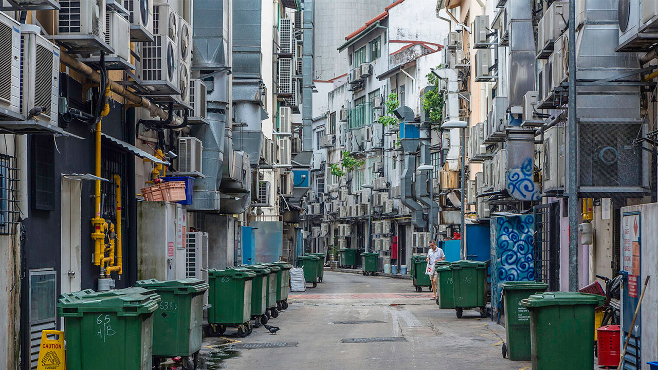 Singapur sokakları