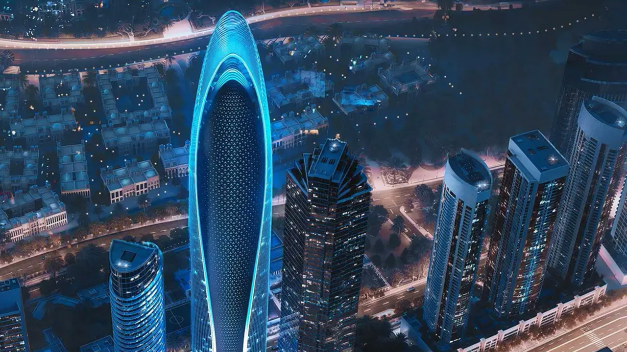 Mercedes tower Dubai