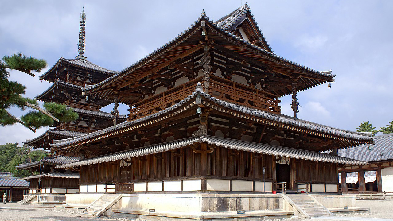 Horyu-ji tapınağı Japonya
