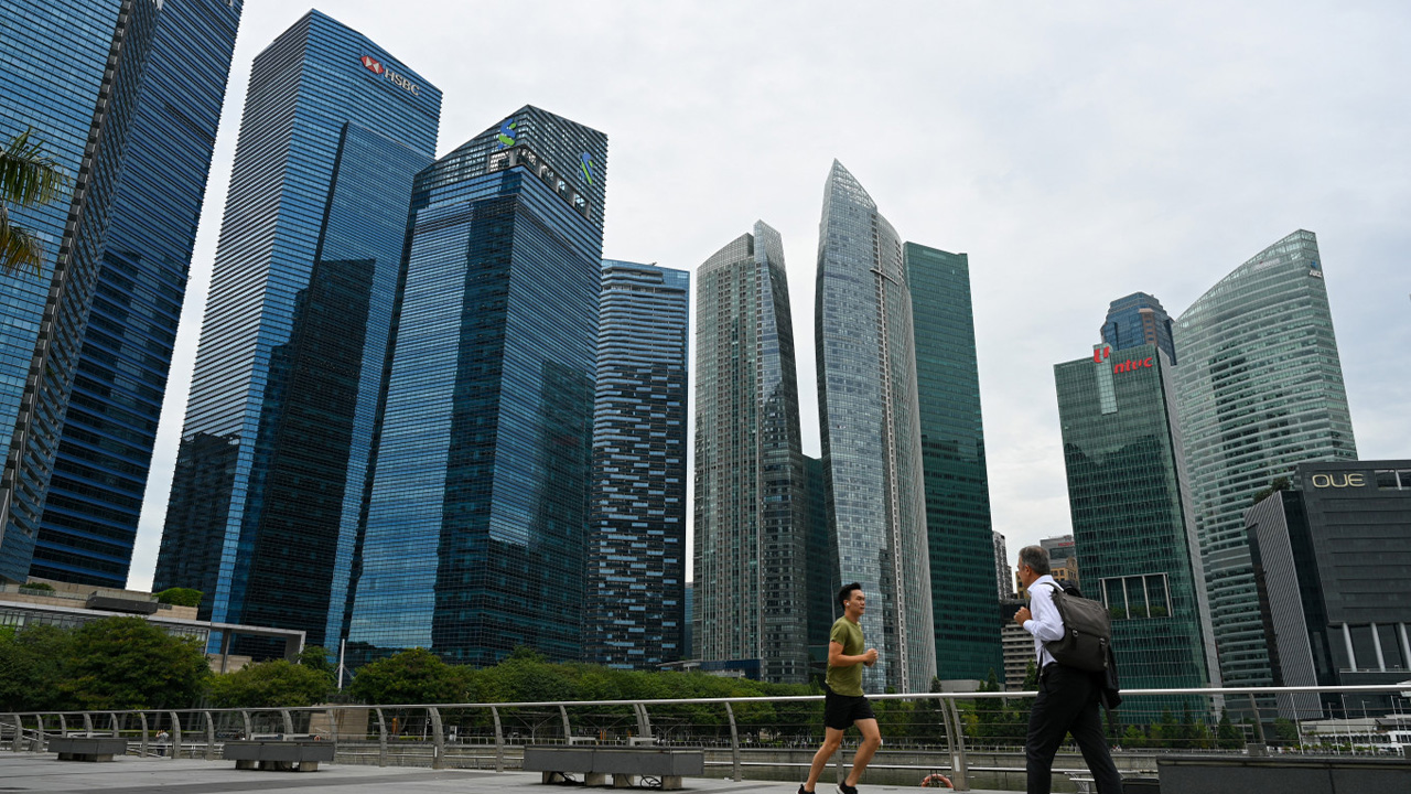 Singapore financial center