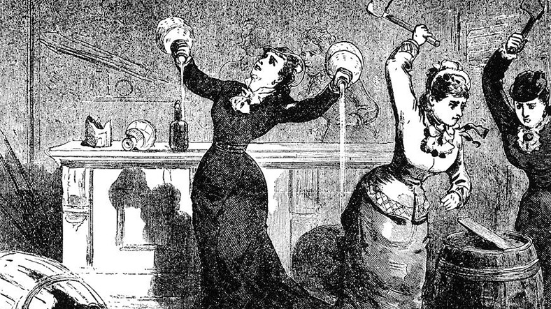 19th century drunk women