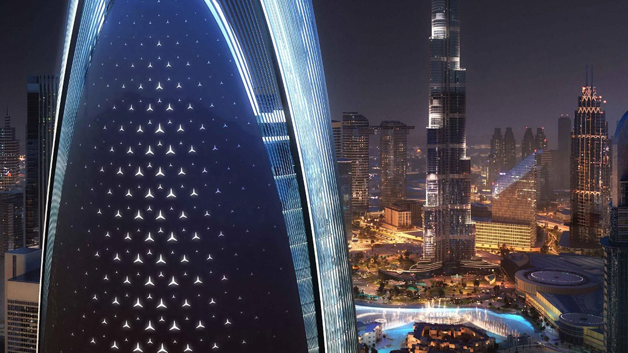 Mercedes tower Dubai