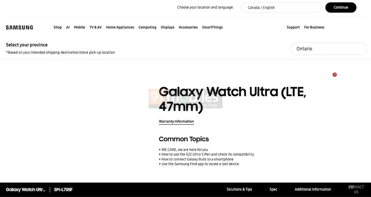Samsung, Galaxy Watch Ultra’yı 