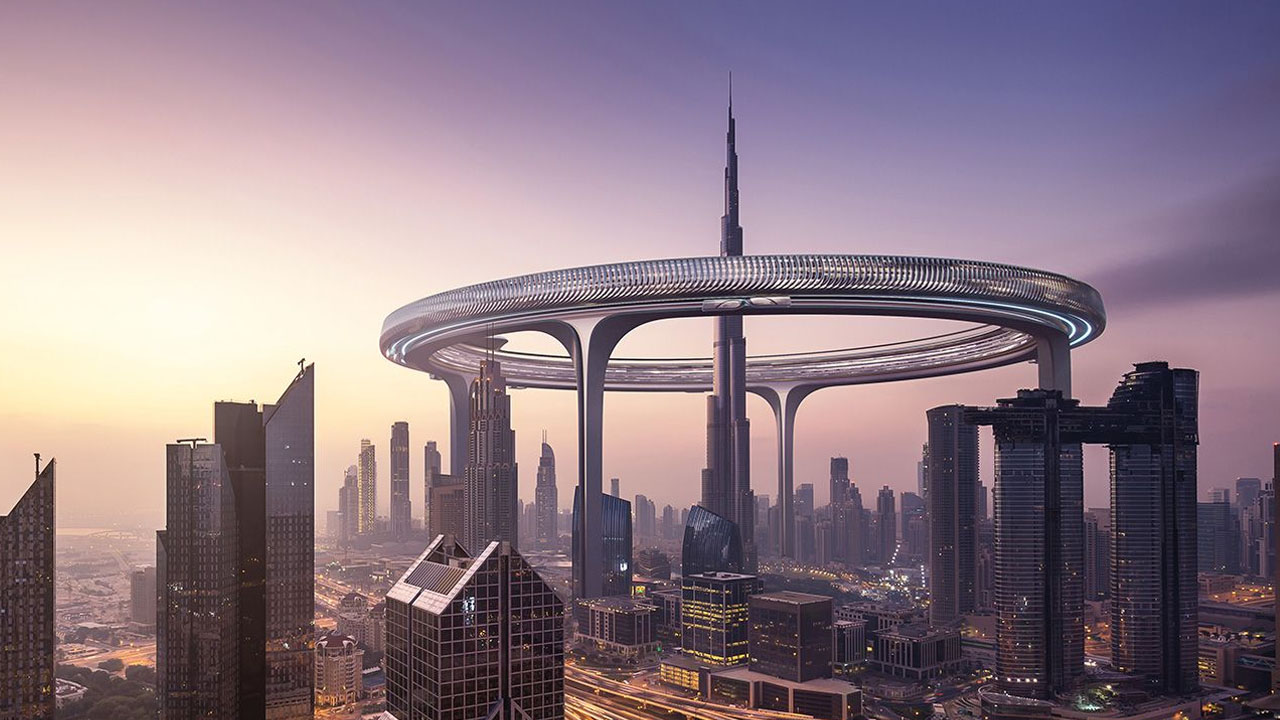 Dubai’nin Çılgın Mega Projesi Burj Khalifa’nın Etrafında Yer Alan Dev Çember: Downtown Circle
