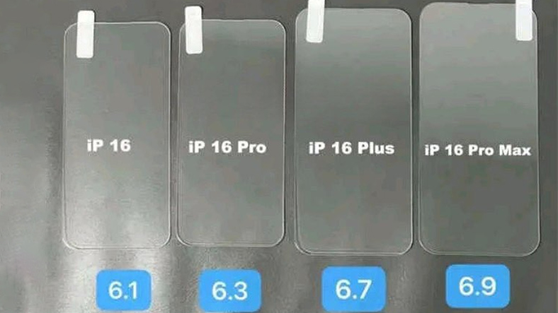 iPhone 16’nın Ekran Koruyucuları Paylaşıldı: Daha Büyük Ekran İddiaları Bir Kez Daha Doğrulandı