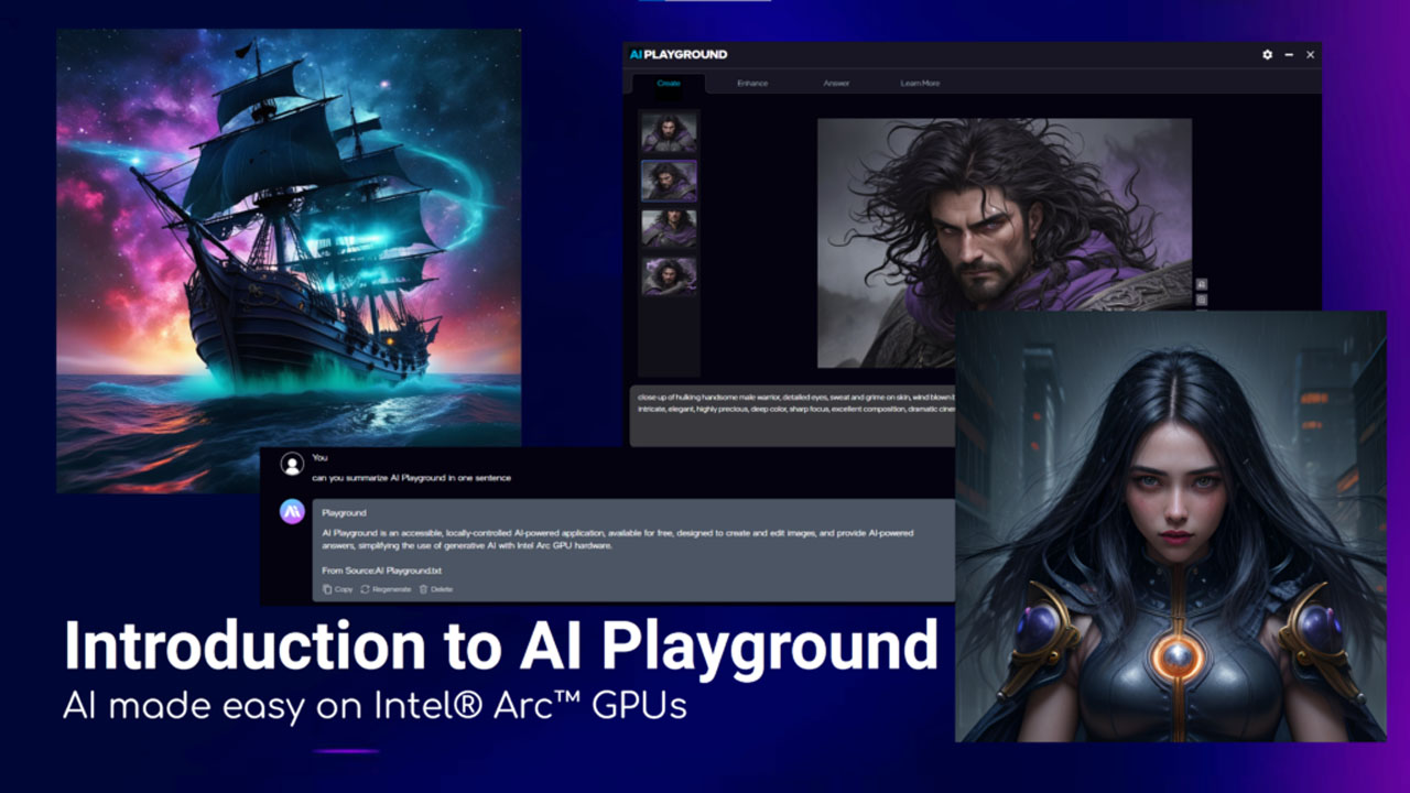 Intel AI Playground