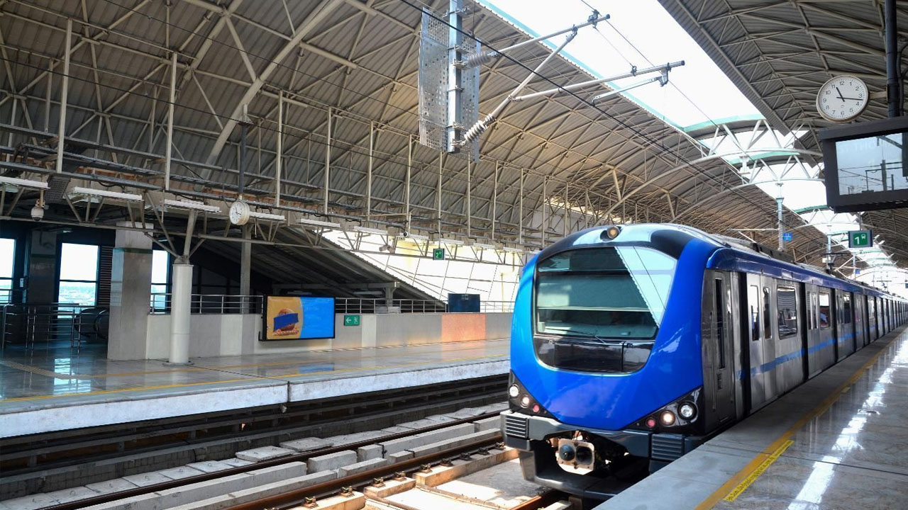 chennai metro demiryolu