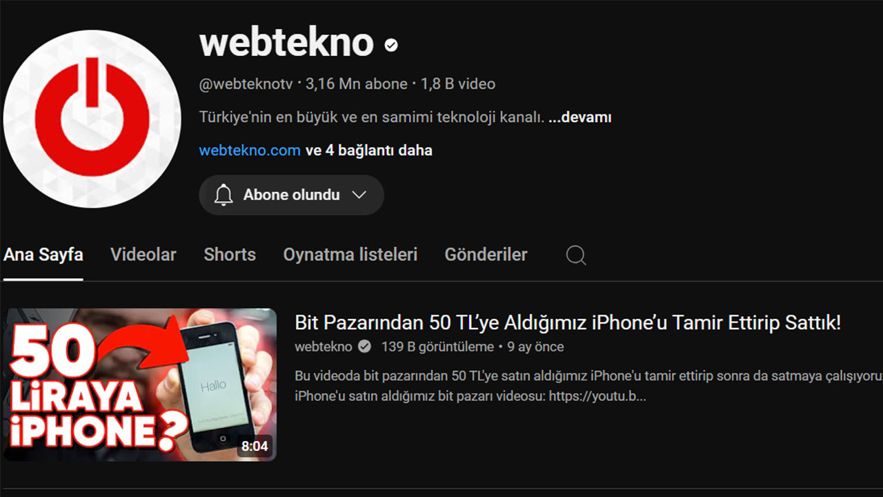 webtekno youtube