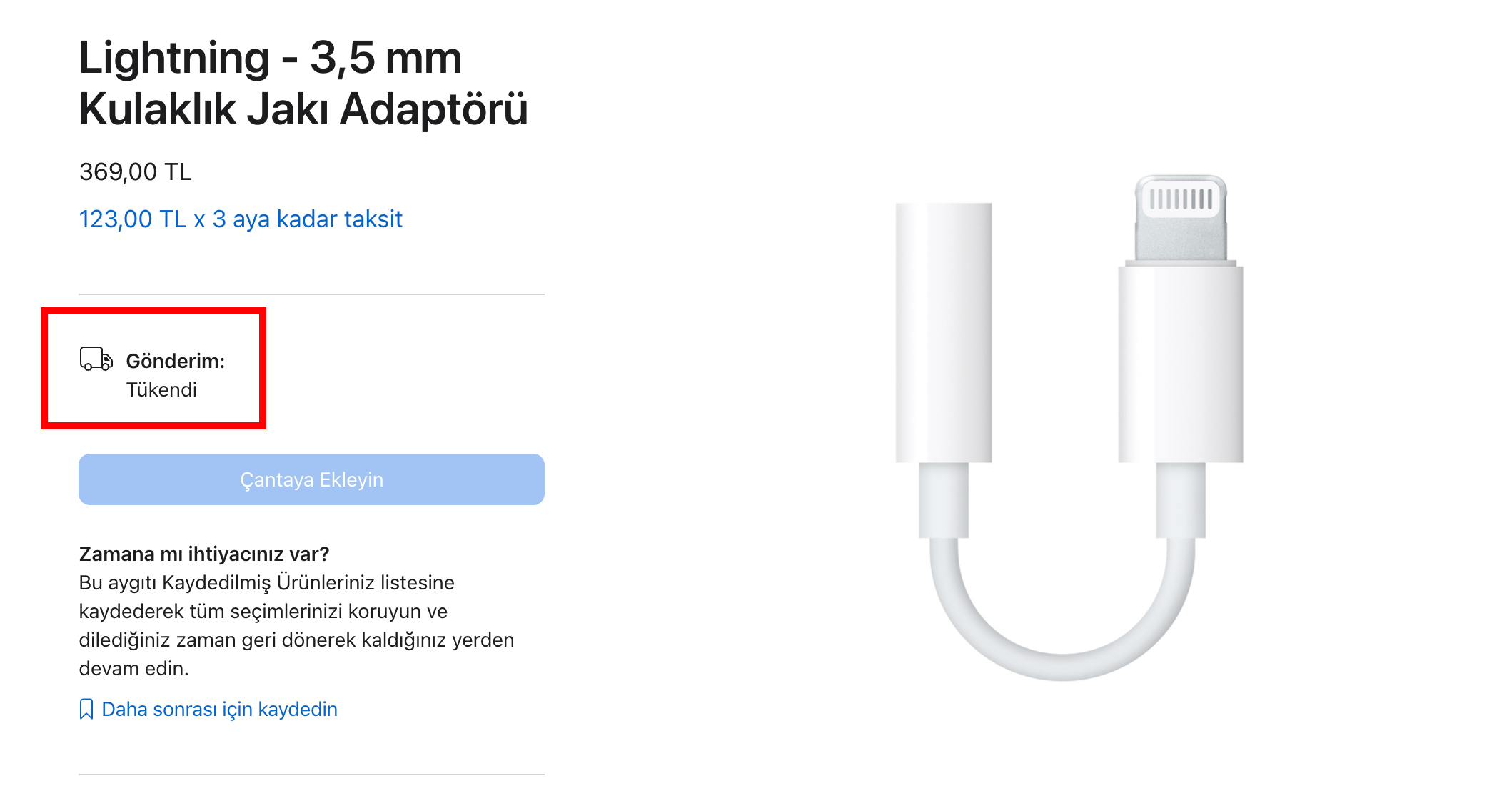 Kablolu Kulaklık Kullanmayı Sevenleri Üzecek Haber: Apple, Lightning Cihazlara Uygun Adaptörünü Satıştan Kaldırdı